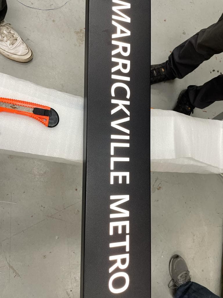 Laser-Cut Signage Channel — Orion Metal Industries